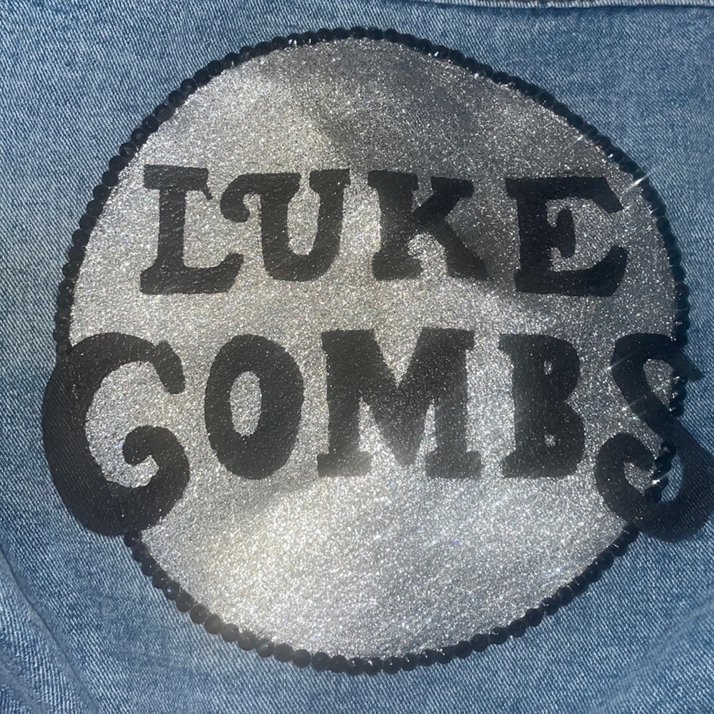 Luke combs jean jacket